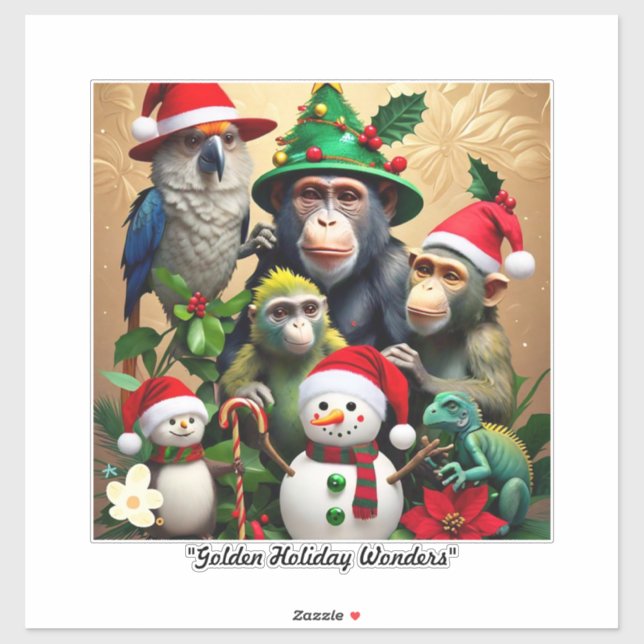 "Jungle Christmas Delight" (Sheet)