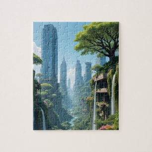 Jungle City Jigsaw Puzzle