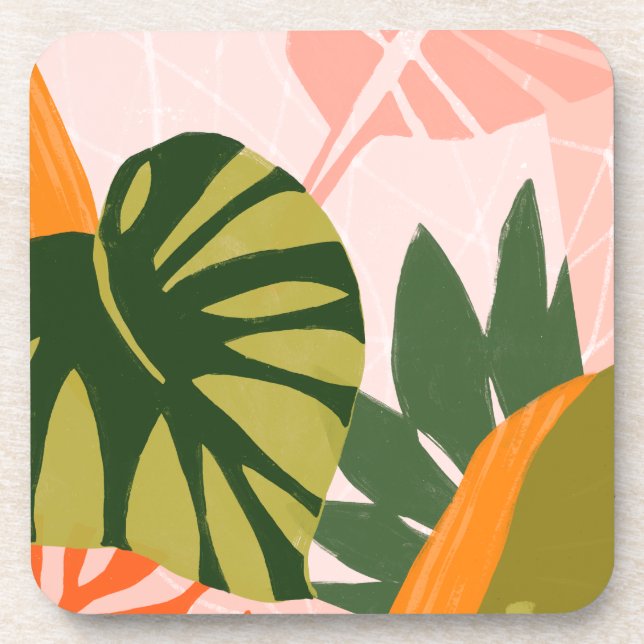 Jungle Collage I Coaster (Front)