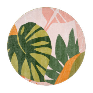Jungle Collage I Cutting Board