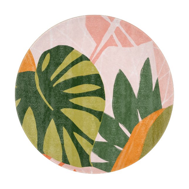 Jungle Collage I Cutting Board (Front)
