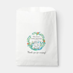 Jungle Elephant Baby Shower Favour Bags