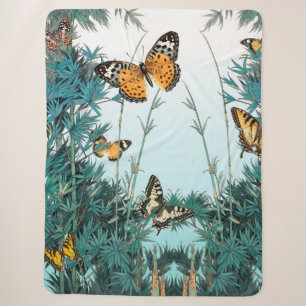 Jungle Entry Golf Towel Sherpa Blanket