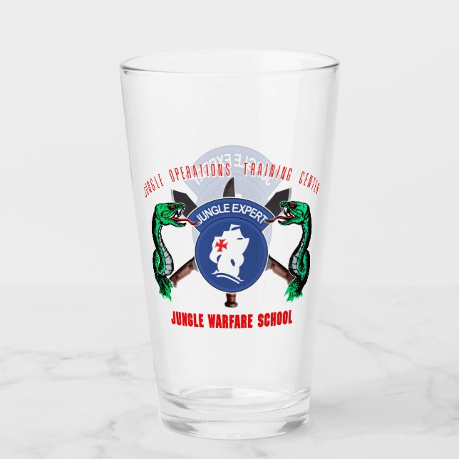 Jungle Expert Beer Glass (Front)