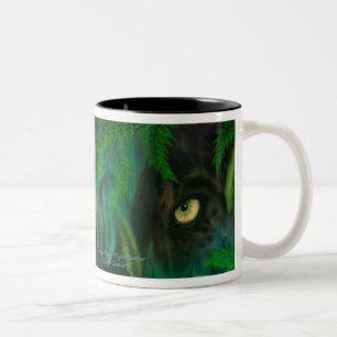 Jungle Eyes - Panther & Tiger Art Mug