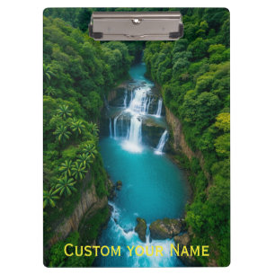 Jungle Fall Journal Where Thoughts Flow Like water Clipboard