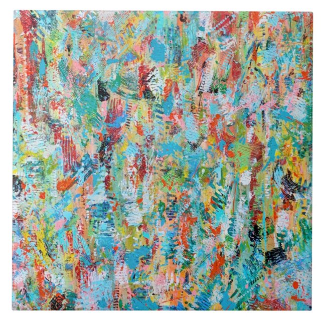 Jungle Fever 6 x 6 Ceramic Tile (Front)