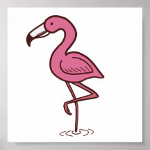 Jungle Flamingo Tiny Print