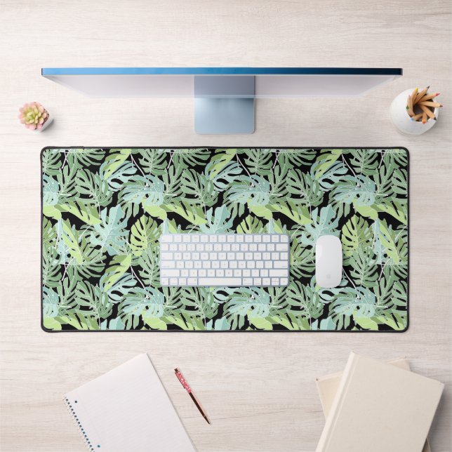Jungle Floral Pattern Desk Mat (Office 1)