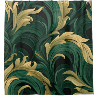 Jungle Flowers Shower Curtain