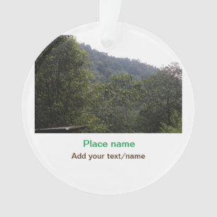 Jungle forest trees moutain travel add place name ornament