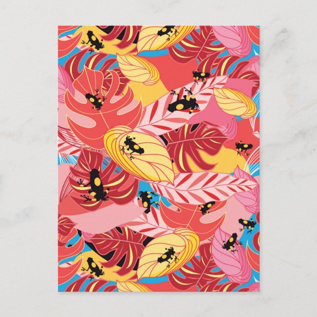 Jungle Frogs Postcard (Front)