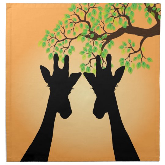 Jungle Giraffes Napkin