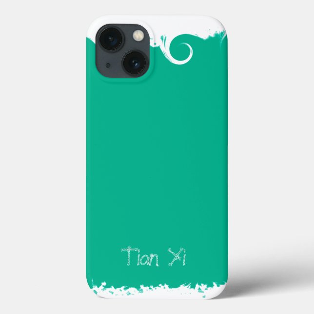 Jungle Green Professional Elegant Modern Case-Mate iPhone Case (Back)