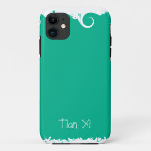Jungle Green Professional Elegant Modern iPhone 11 Case