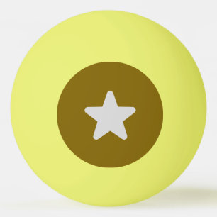 Jungle Green with WhiteStar Mist Ping Pong Ball