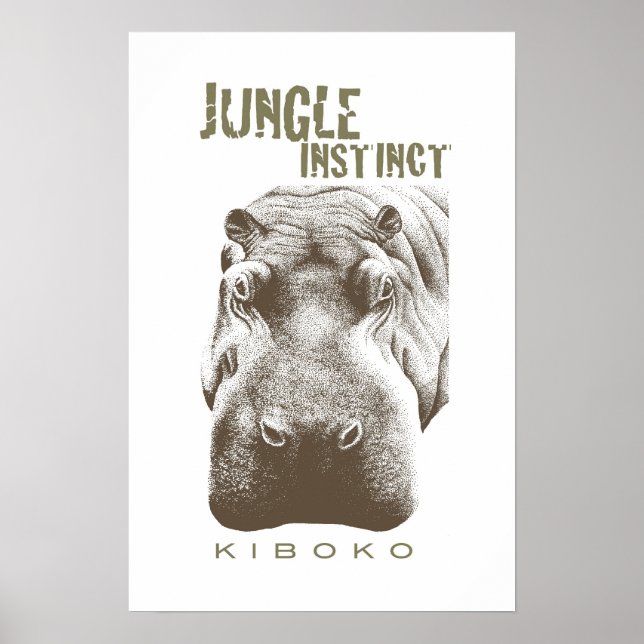 Jungle Instinct™_Kiboko_2 tone brown Poster (Front)