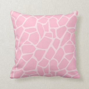 Jungle Jill Giraffe Pink Pattern Decorative Pillow