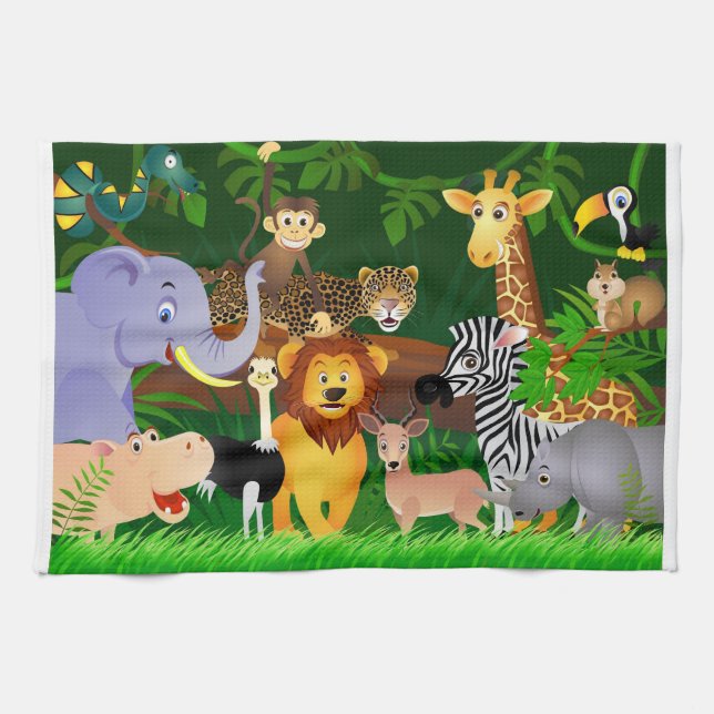 Jungle Kitchen Towel (Horizontal)