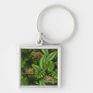 Jungle kitties key ring