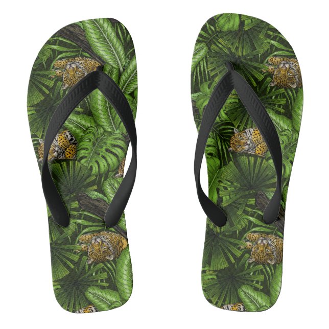 Jungle kitties thongs (Footbed)