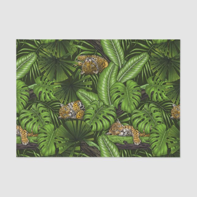 Jungle kitties tissue paper (Front)