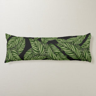 jungle leaves body pillow