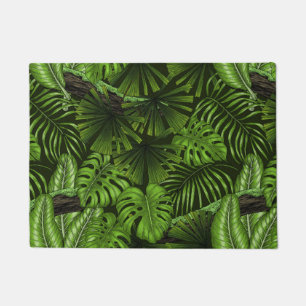 Jungle leaves doormat