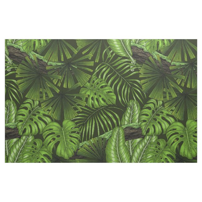 Jungle leaves fabric (Fat Quarter)