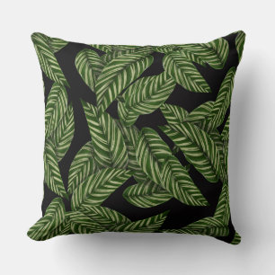 jungle leaves pillow