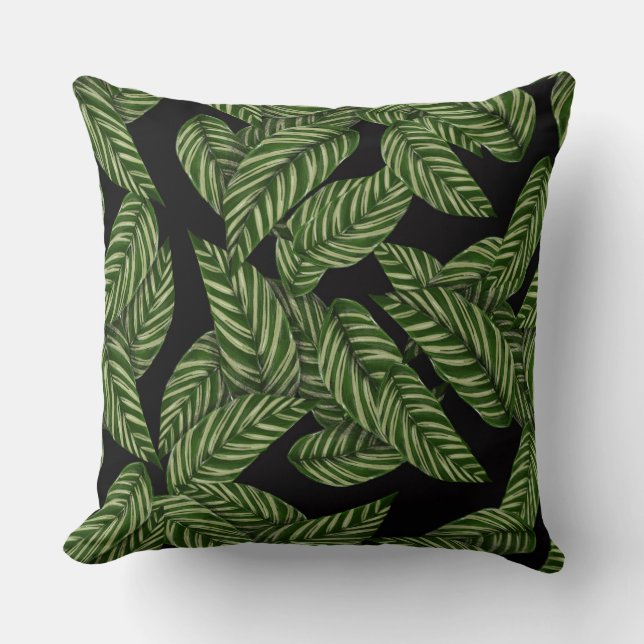 jungle leaves pillow (Front)