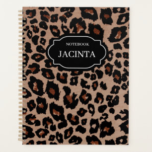 JUNGLE LEOPARD PRINT Customisable 12 Month Planner
