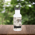 Jungle Leopard Wild Animal Pattern   532 Ml Water Bottle<br><div class="desc">Jungle Leopard Wild Animal Pattern</div>