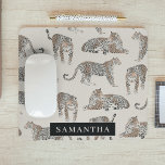 Jungle Leopard Wild Animal Pattern   Mouse Pad<br><div class="desc">Jungle Leopard Wild Animal Pattern</div>