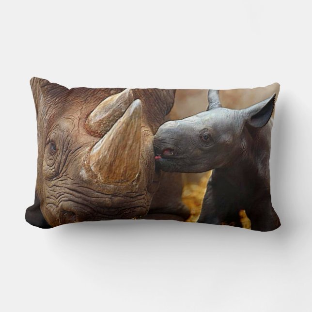 "Jungle Love" Lumbar Cushion (Front)