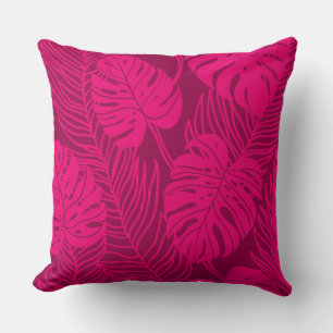 Jungle luxe - monstera and palm cushion