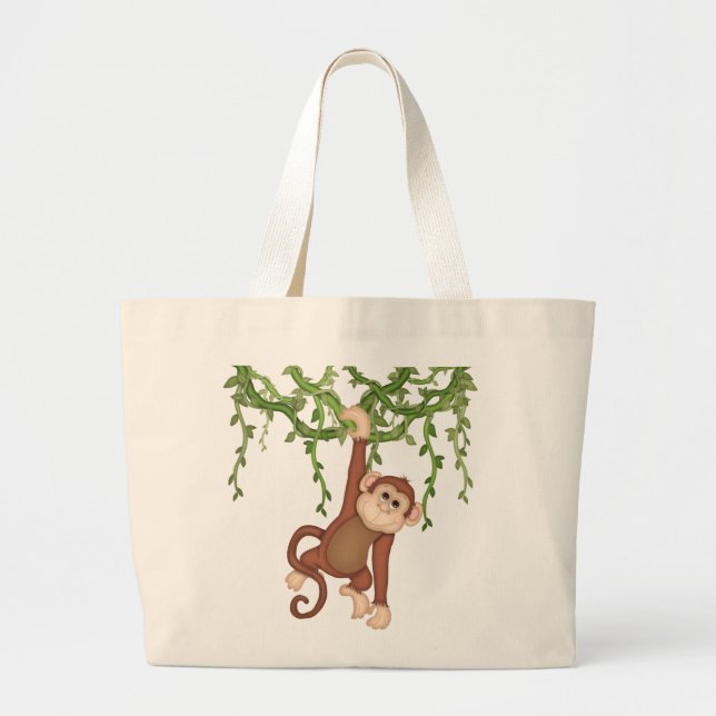 Jungle Monkey tote bag (Front)