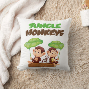 JUNGLE MONKEYS CUSHION