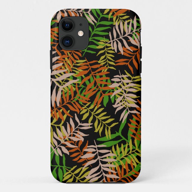 JUNGLE NATURE LEAVES Case-Mate iPhone CASE (Back)