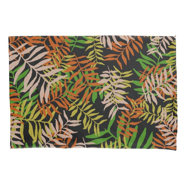 JUNGLE NATURE LEAVES  PILLOWCASE (Front)