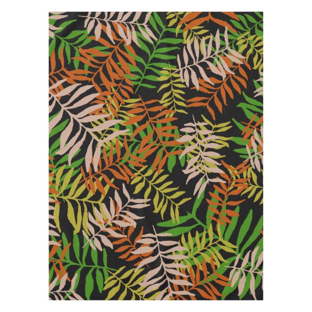 JUNGLE NATURE LEAVES  TABLECLOTH (Front)