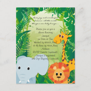 Jungle Nursery Baby Shower Invitation