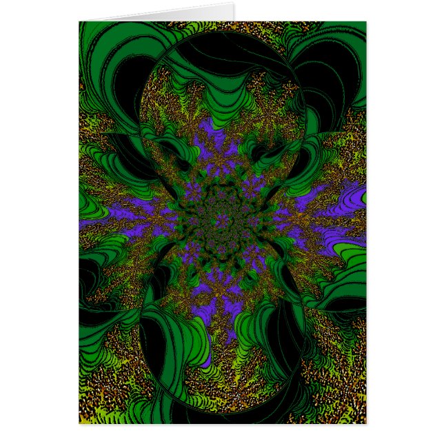 "Jungle Orchids" ~ Abstract Art Print (Front)