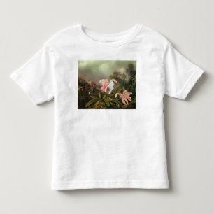 Jungle orchids and hummingbirds, 1872 toddler T-Shirt