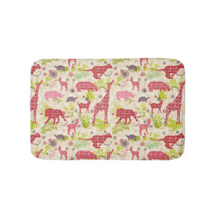 Jungle paradise bath mat