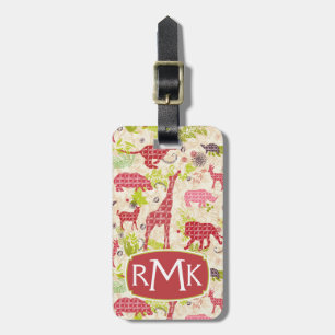 Jungle Paradise   Monogram Luggage Tag