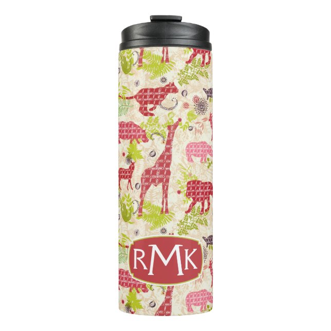 Jungle paradise | Monogram Thermal Tumbler (Front)