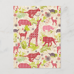 Jungle paradise postcard