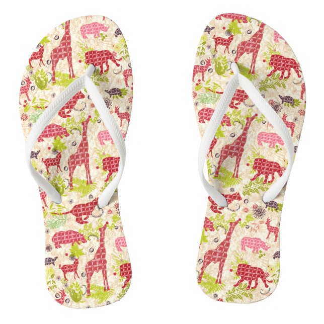 Jungle paradise thongs (Footbed)