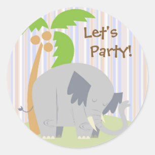 Jungle Party Stickers